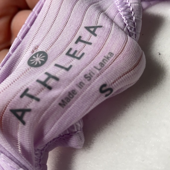 Athleta Lilac Featherlight Razerback Tank Size S - Picture 5 of 5